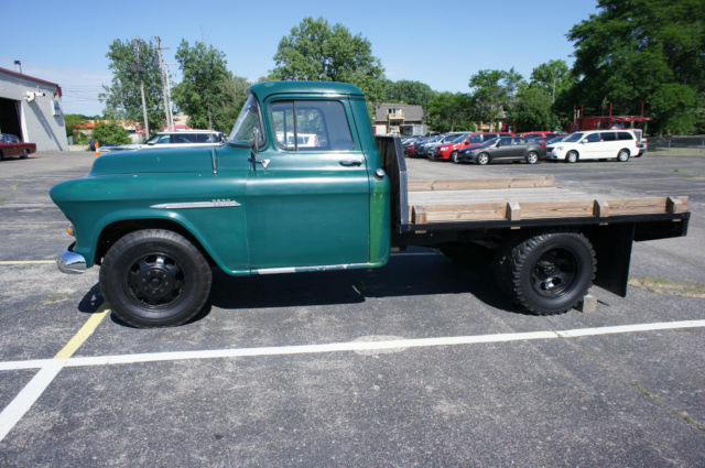 1955 CHEVY 3800 1 TON FLAT BED VERY SOLID, RUST FREE. for sale in Grand