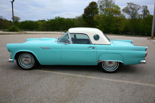 1955 Ford Thunderbird Removable Hard Top Convertible Thunderbird Blue