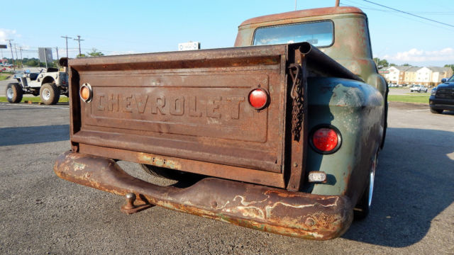 1957 CHEVY 3100 SHORT BED SHOP TRUCK PATINA PICKUP DAILY DRIVER HOT ROD