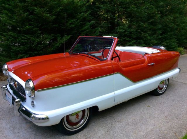 1957 Red Nash Metropolitan Convertible Movie Star Car For Sale In