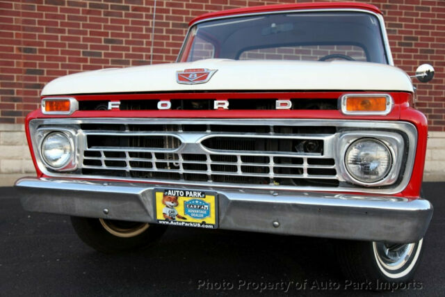 1966 Ford F-100 19,175 Miles Classic Pickup Truck Red White V8 Automatic for sale in United States