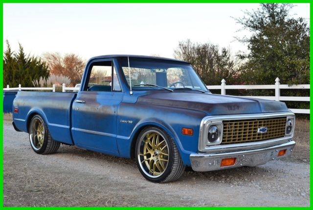 1971 Chevy C10 Custom Built, LS Velocity Intake, AC, Dropped, Short Bed, LO...