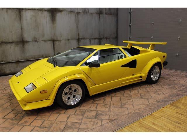 1988 Lamborghini Countach 13890 Miles Yellow 12 CYLINDER 5 ...