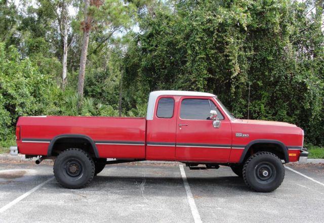 1993 Dodge W250 Power Ram Cummins 59 Diesel 4wd 4x4 Pickup Truck Club