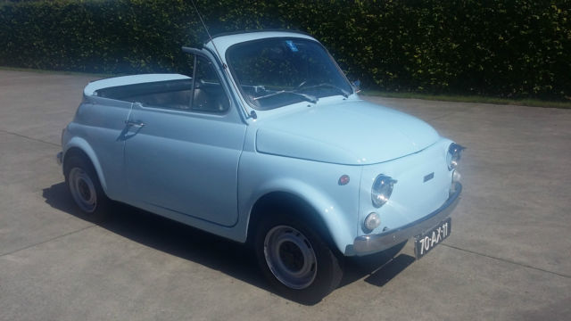 Fiat 500 Convertible Jolly Recreation 1973 Collector Car For Sale In Heukelom Nb Netherlands