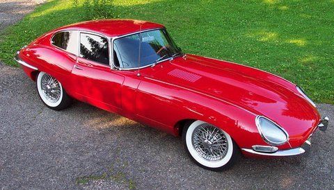 Fully Restored 1964 Jaguar E Type Series 1 Coupe Red Black